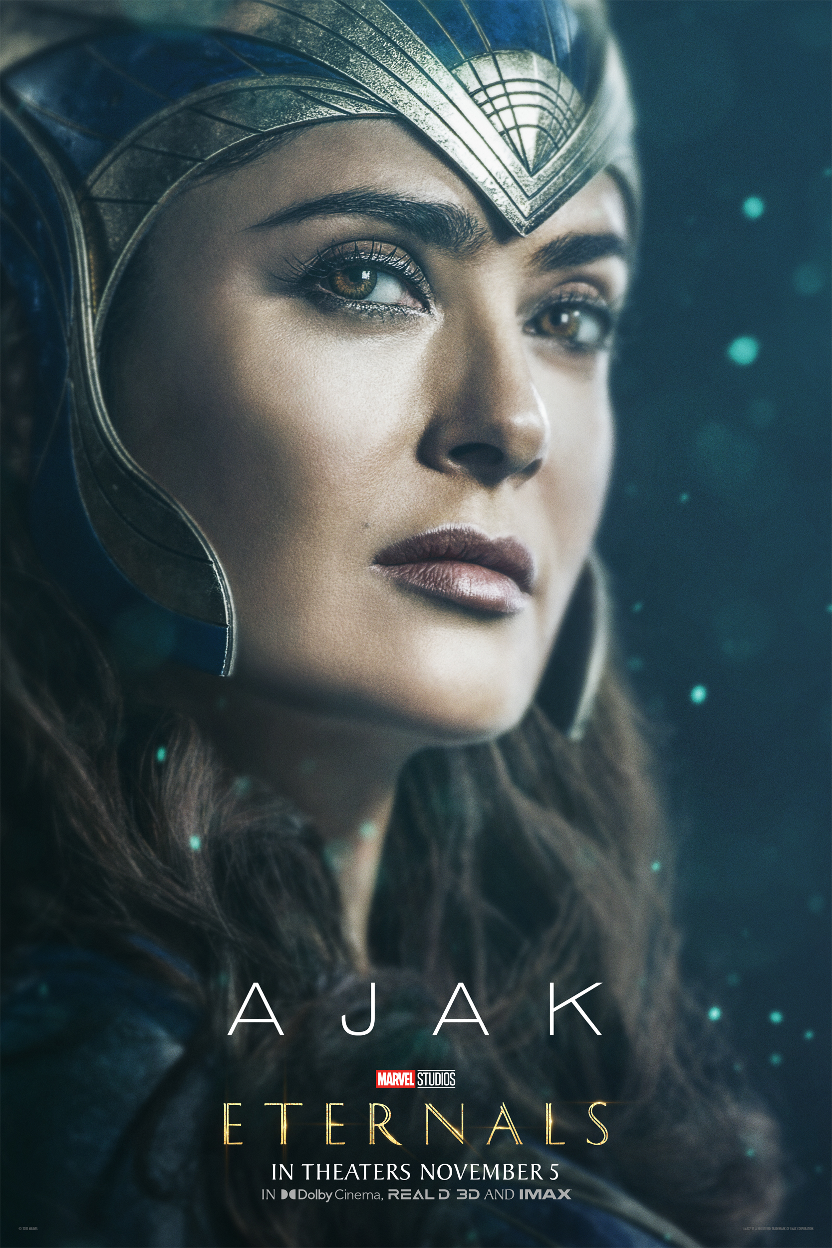Salma Hayek as the wise and spiritual leader Ajak