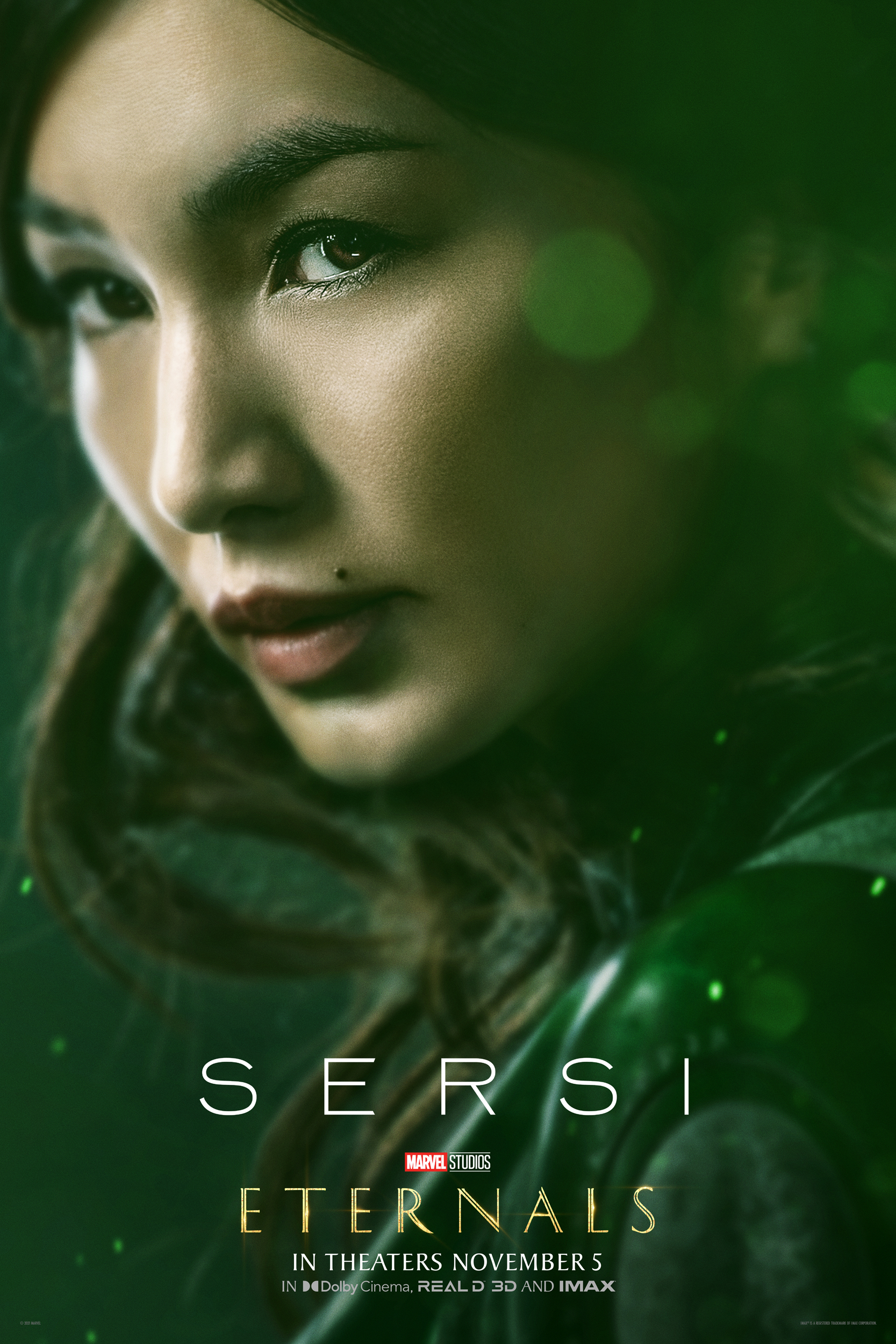 Gemma Chan as humankind-loving Sersi