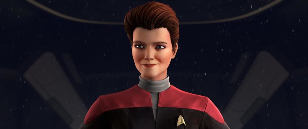 Kate Mulgrew as Kathryn Janeway in Star Trek: Prodigy