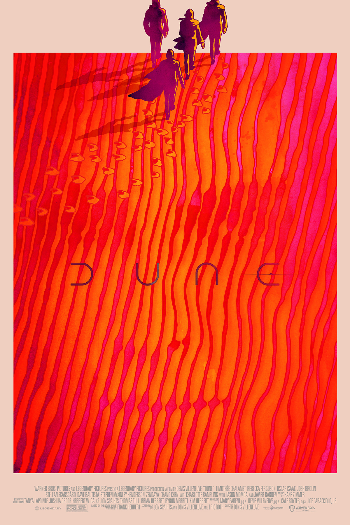 Mondo Dune poster by Akiko Stehrenberger