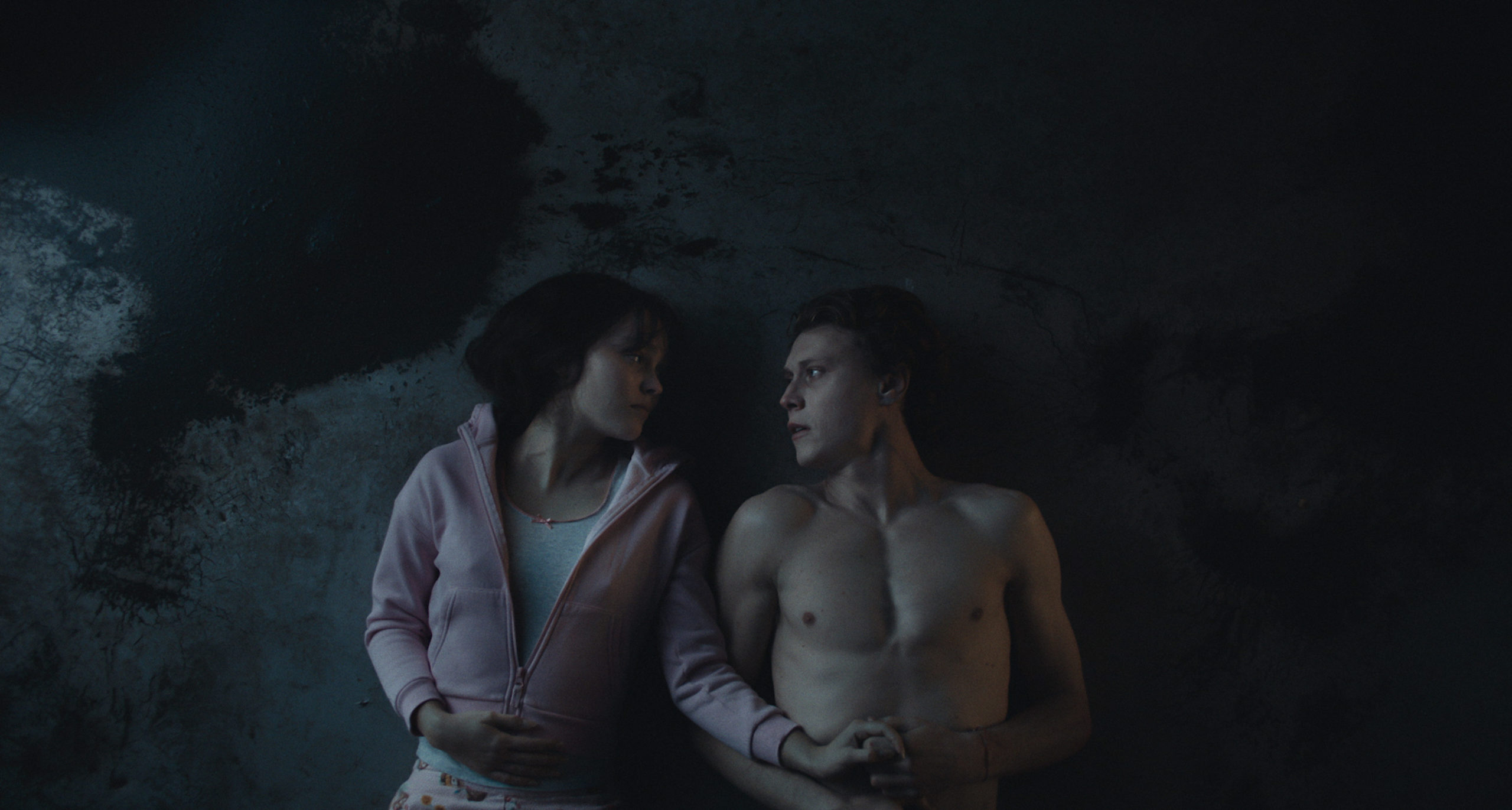 Wolf Character Posters of George MacKay and Lily-Rose Depp Free of Clothes
