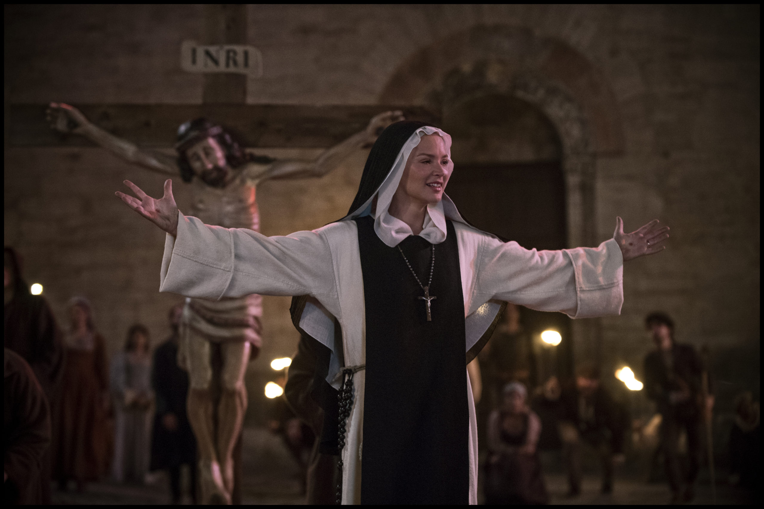 Benedetta Poster Debut about Controversial Historical Lesbian Nun