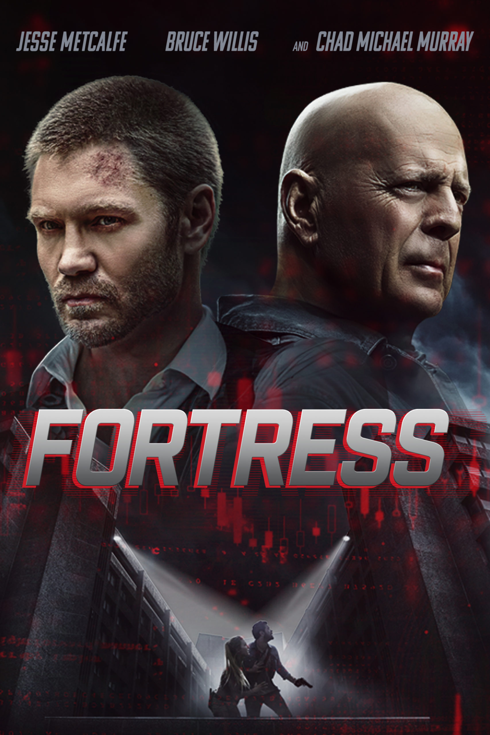 Fortress poster with Bruce Willis and Chad Michael Murray