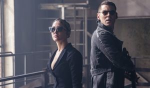 Erendira Ibarra (left) in The Matrix Resurrections