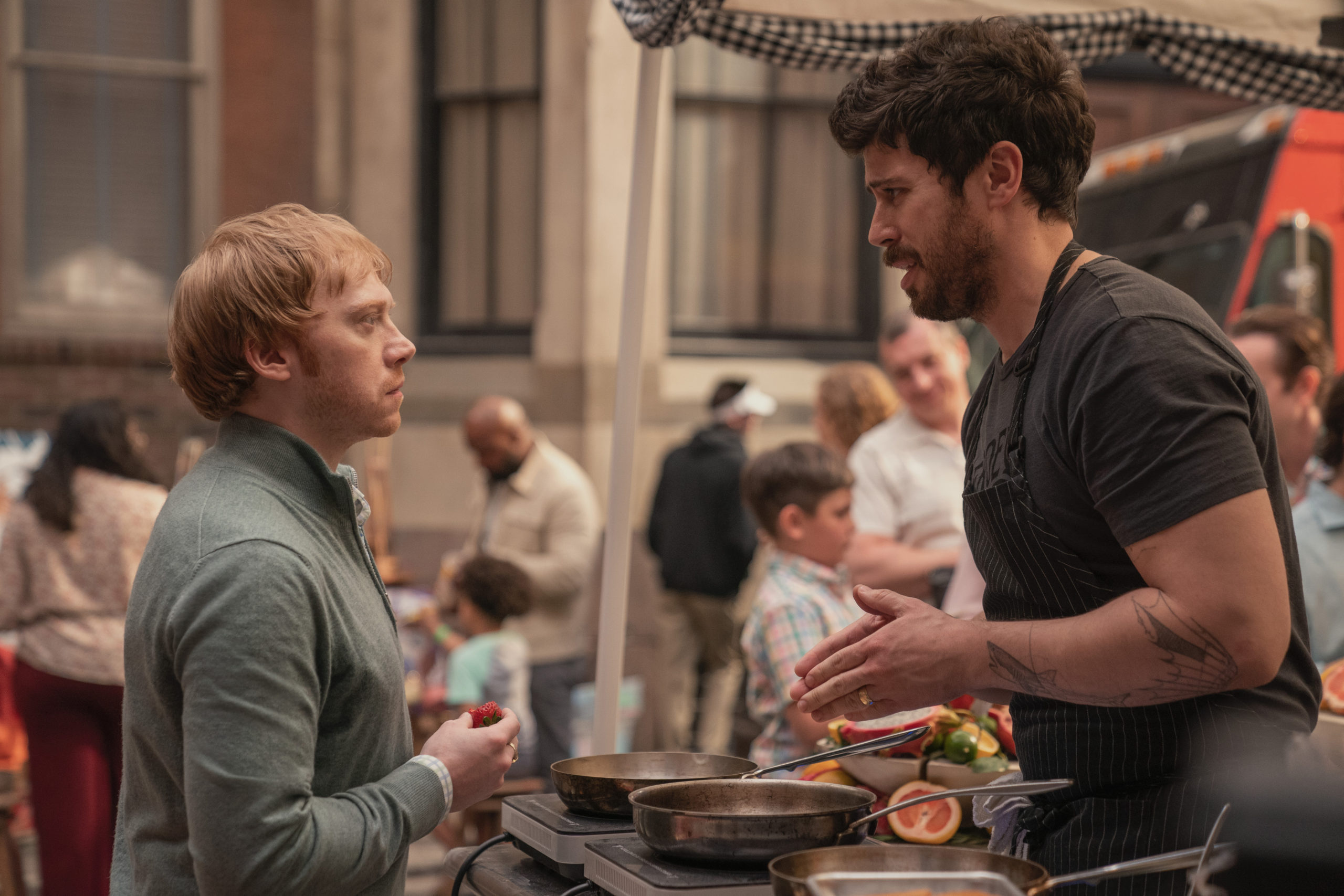 Rupert Grint And Toby Kebbell Talk About Reason And Food In Servant [Exclusive Interview]