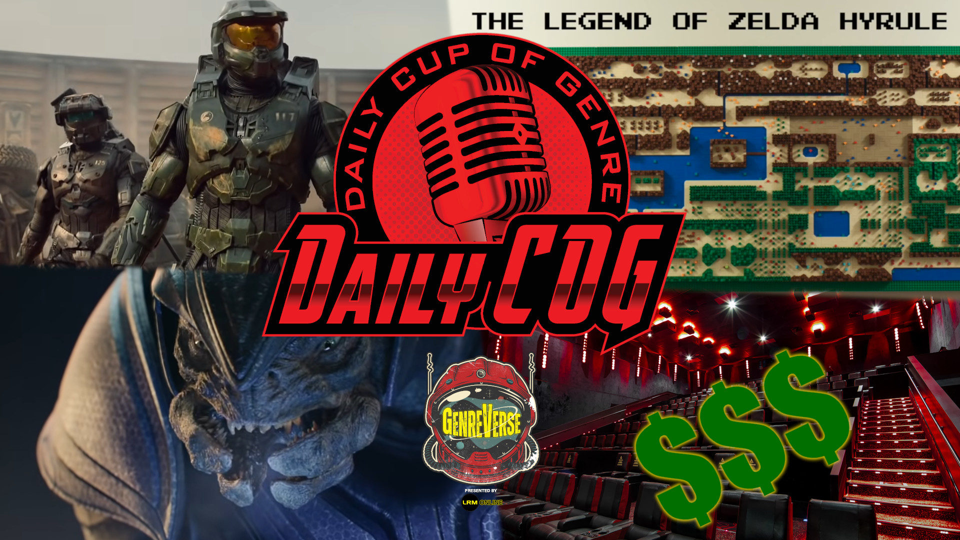 Weekend Box Office Numbers, Halo Trailer Reaction, And Cool Zelda MGT Crads And Lego Build Daily COG Video Mixdown