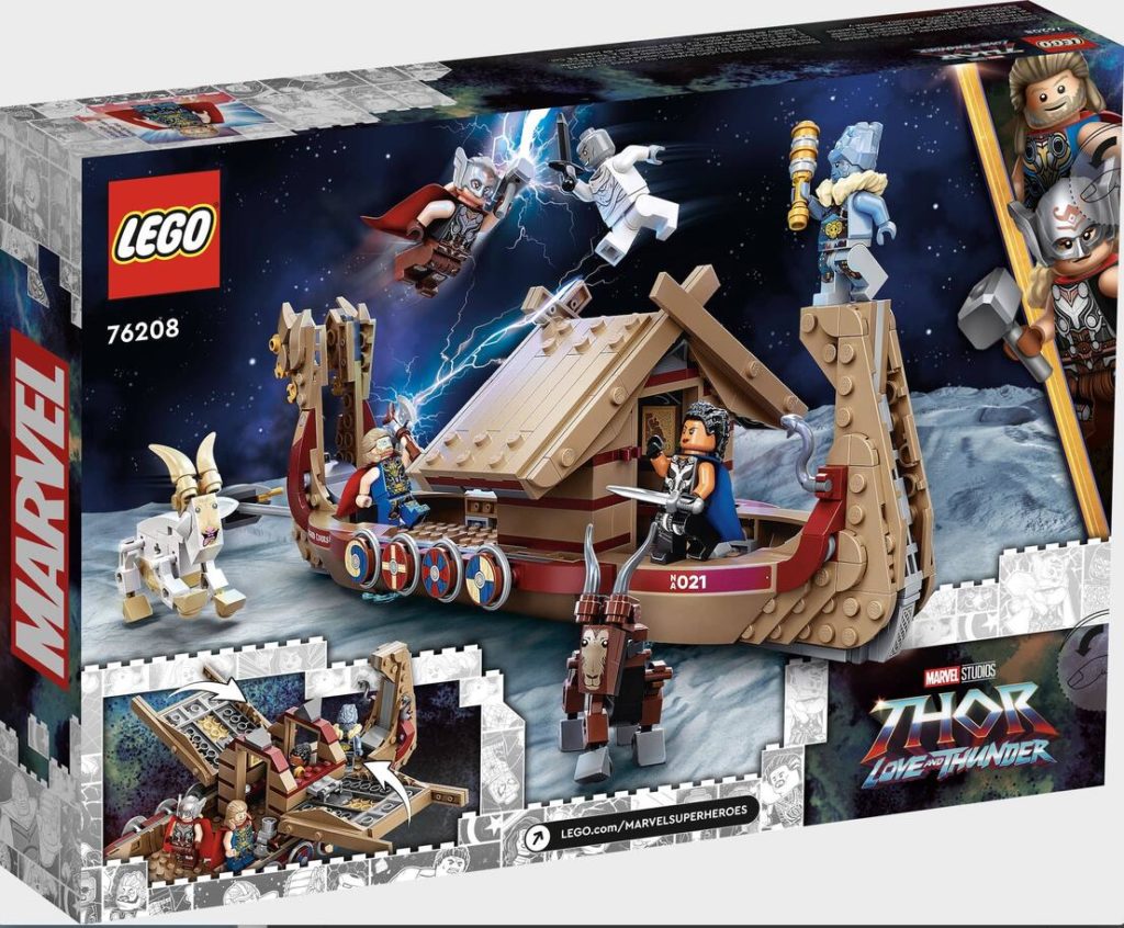Official Thor: Love And Thunder Merch Shows The Thor's, Gorr, King Valkyrie And The Goat Boat