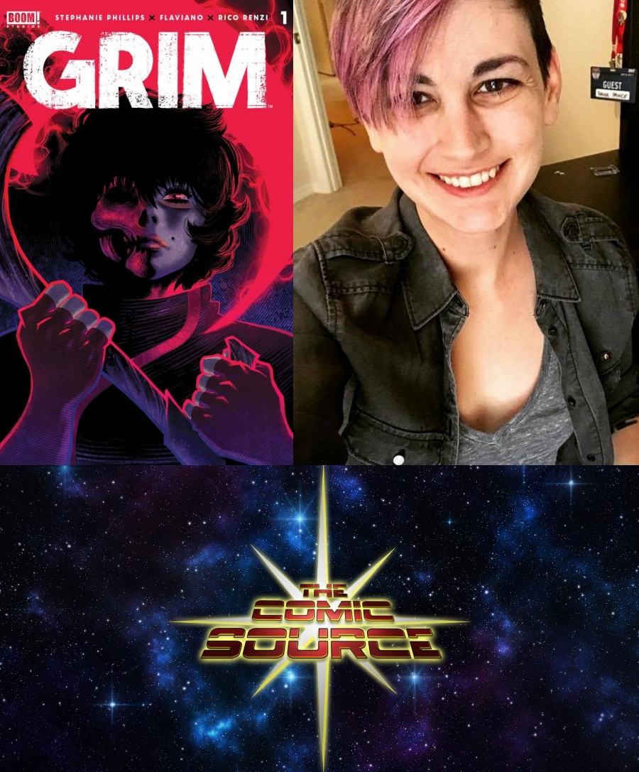 Grim Spotlight with Stephanie Phillips: The Comic Source Podcast