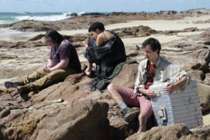 Nicholas Coombe and Miles Gutierrez-Riley in Amazon Prime Video's The Wilds