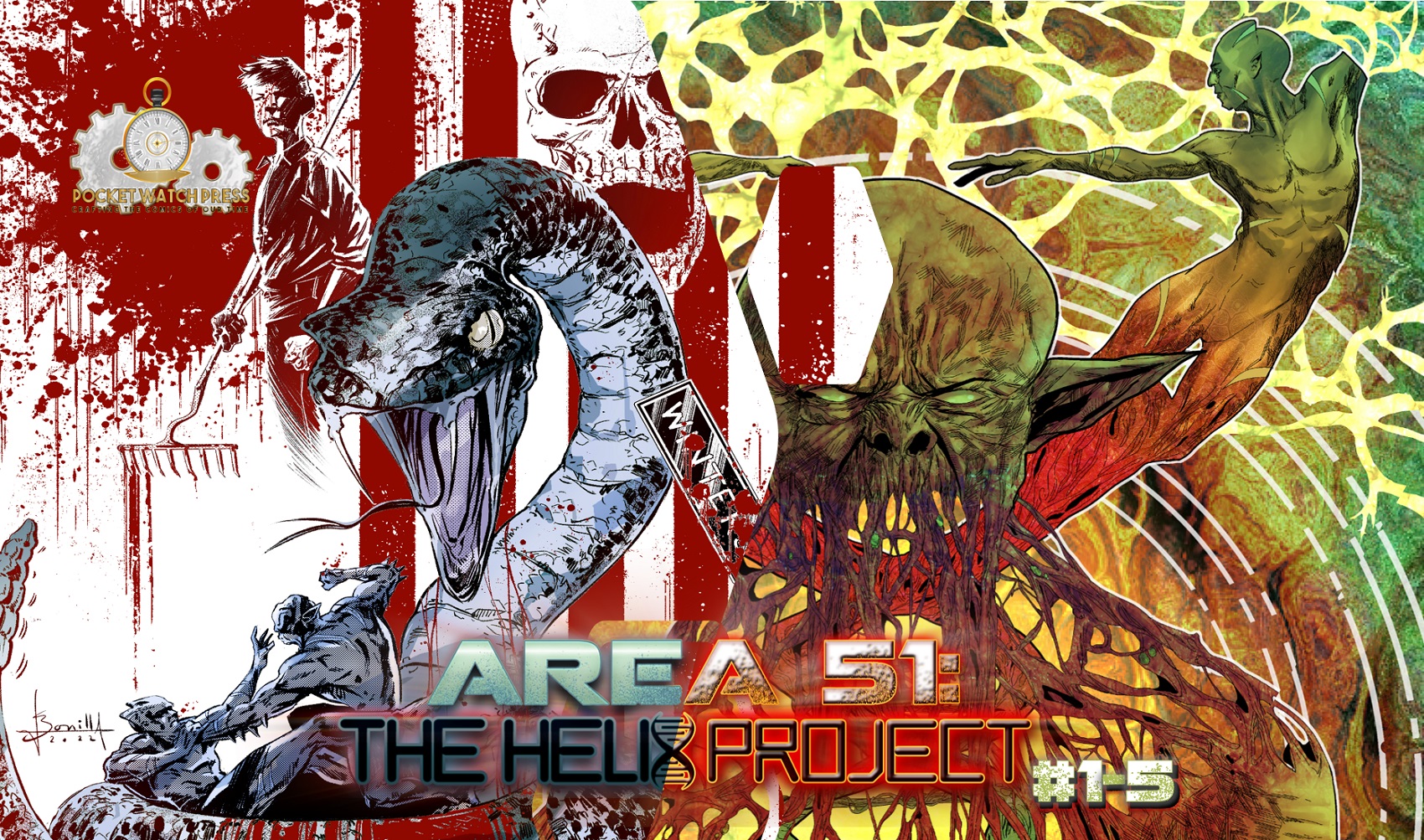 Area 51: The Helix Project #5 Kick-Off: The Comic Source Podcast