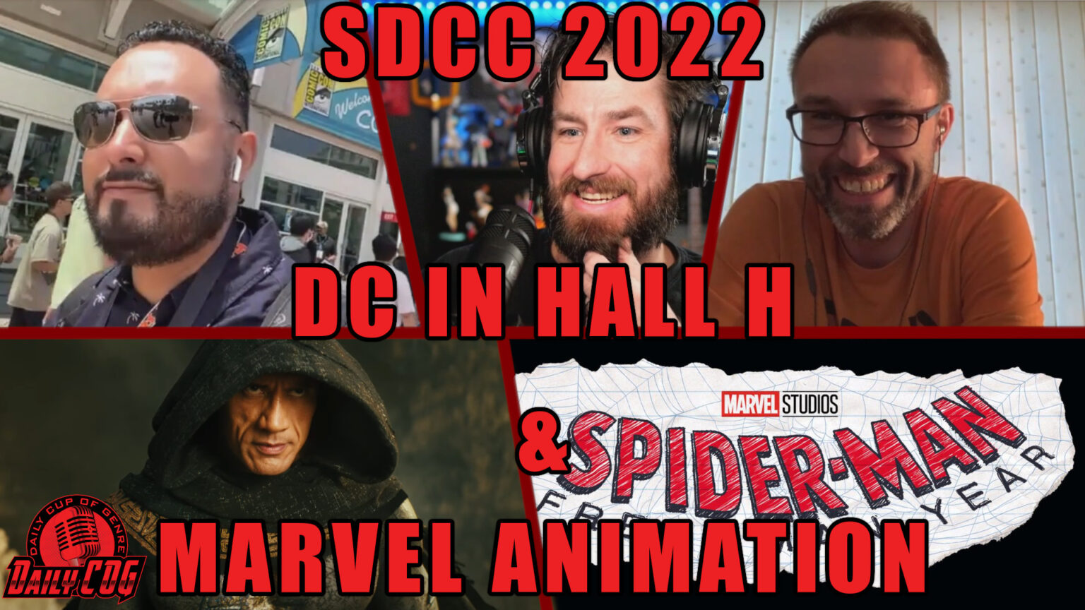 SDCC 2022 DC Hall H Panel & Marvel's Animated Projects