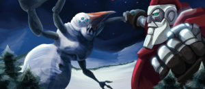 A Kaiju Christmas by Samuel Haine