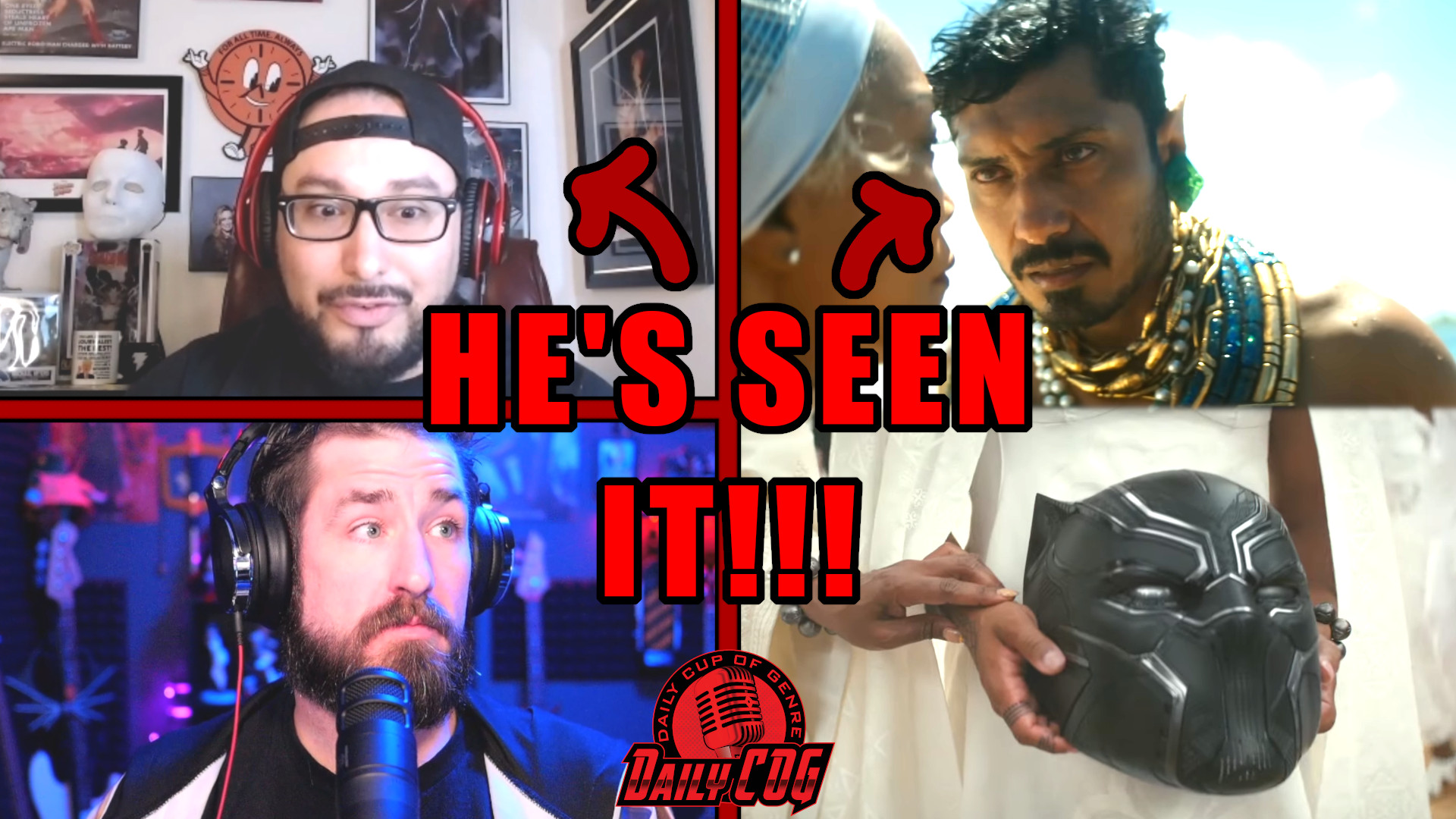 HE SAW IT! Black Panther: Wakanda Forever Reaction | D-COG