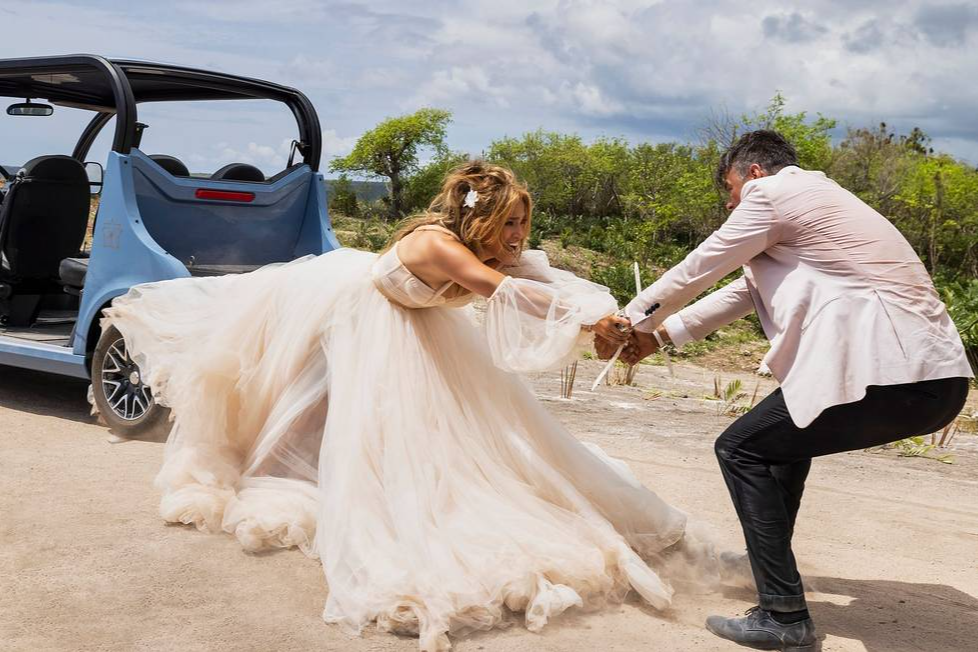 Shotgun Wedding Turns Paradise Event into Pirate Nightmare with Jennifer Lopez
