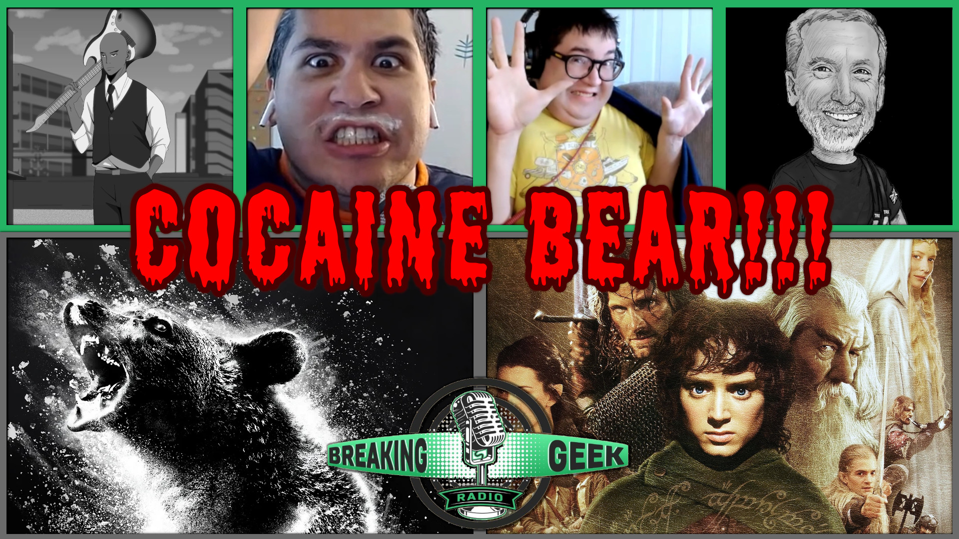 Blood And Coke: Cocaine Bear Review & New LotR Films Coming | BGRtP