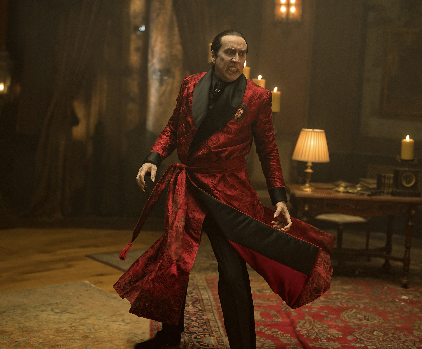 Nicolas Cage Talks Past Good And Bad Vampires |  Renfield Exclusive Interview