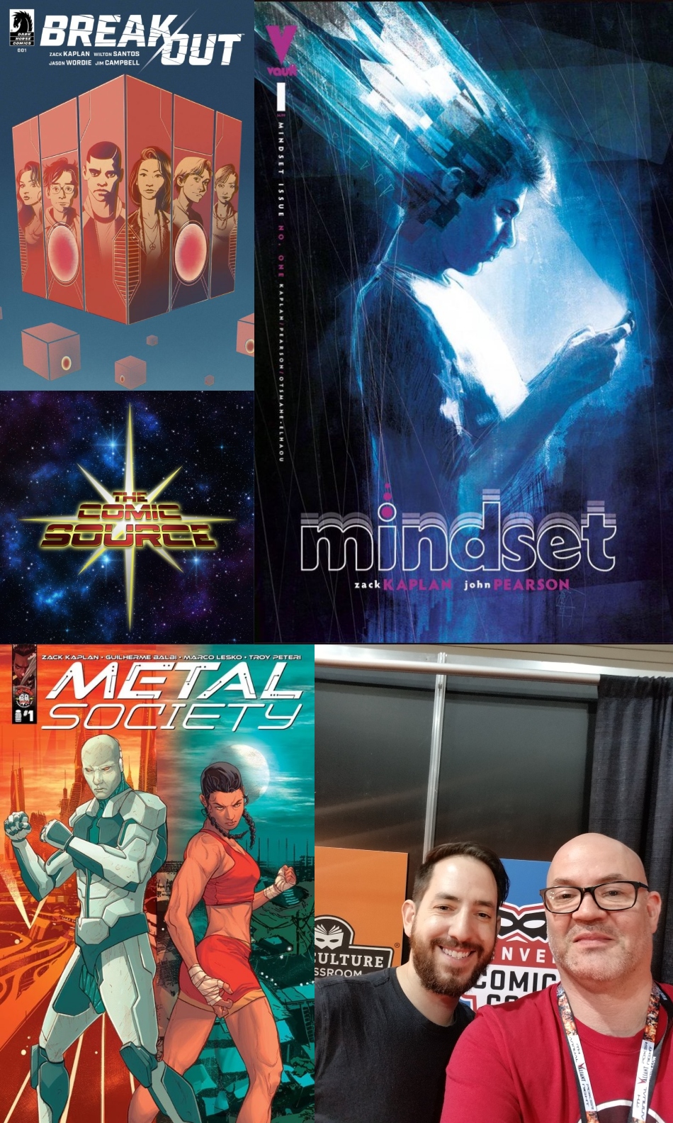 Mindset, Break Out and Metal Society with Zack Kaplan: The Comic Source Podcast