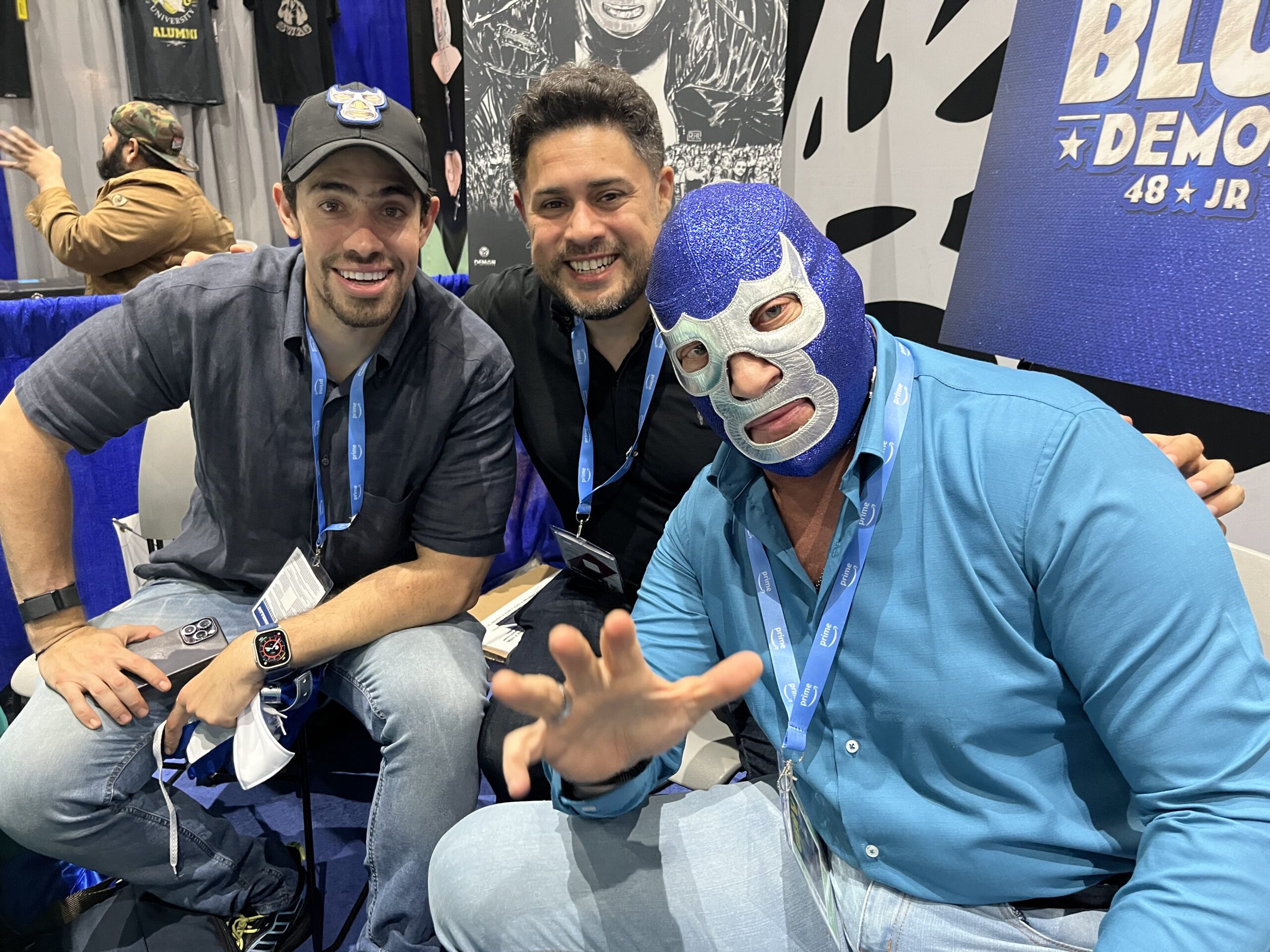 Legendary Luchador Blue Demon Jr., Dan Carrillo Levy, and Eugenio Villamar On Bringing Lucha Libra Back Into The Pop Culture Spotlight | SDCC Interview