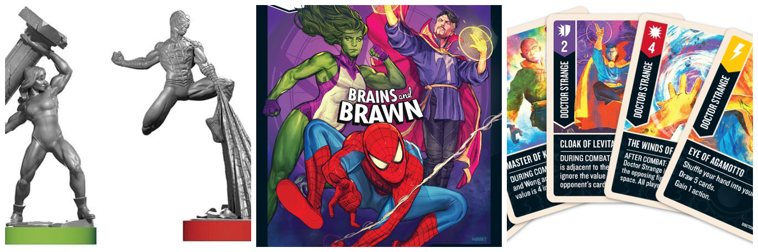 Tabletop Game Review – Unmatched Marvel: Brains and Brawn