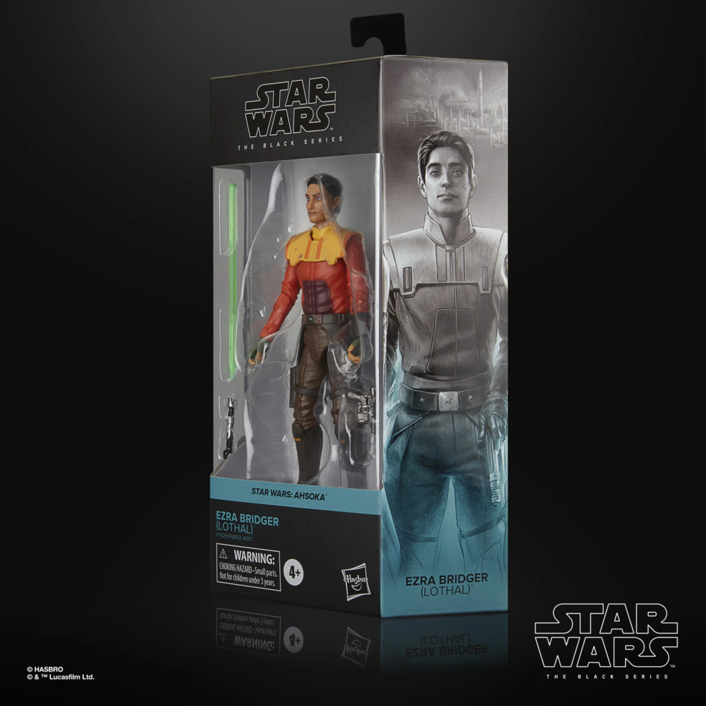 Hasbro has a listing plus new images for the Ezra Bridger Ahsoka figure, and it reveals what Ezra's show look will be