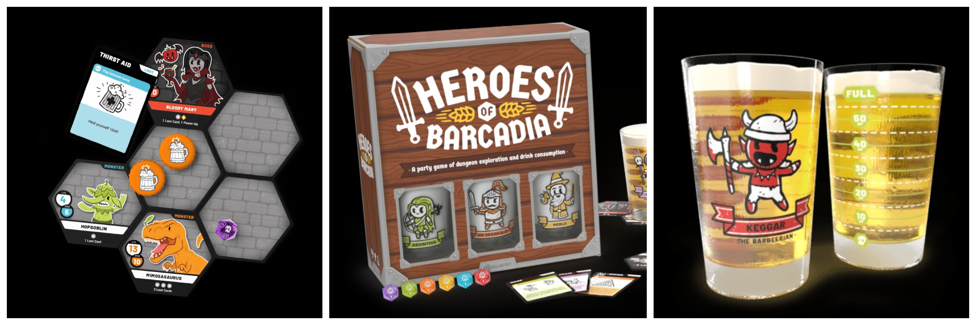 Tabletop Game Review – Heroes of Barcadia