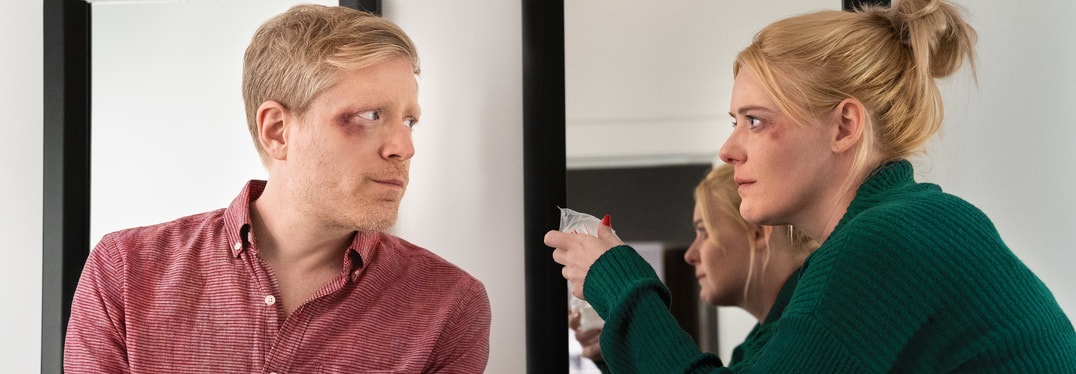 Anthony Rapp and Vivian Kerr in Scrap