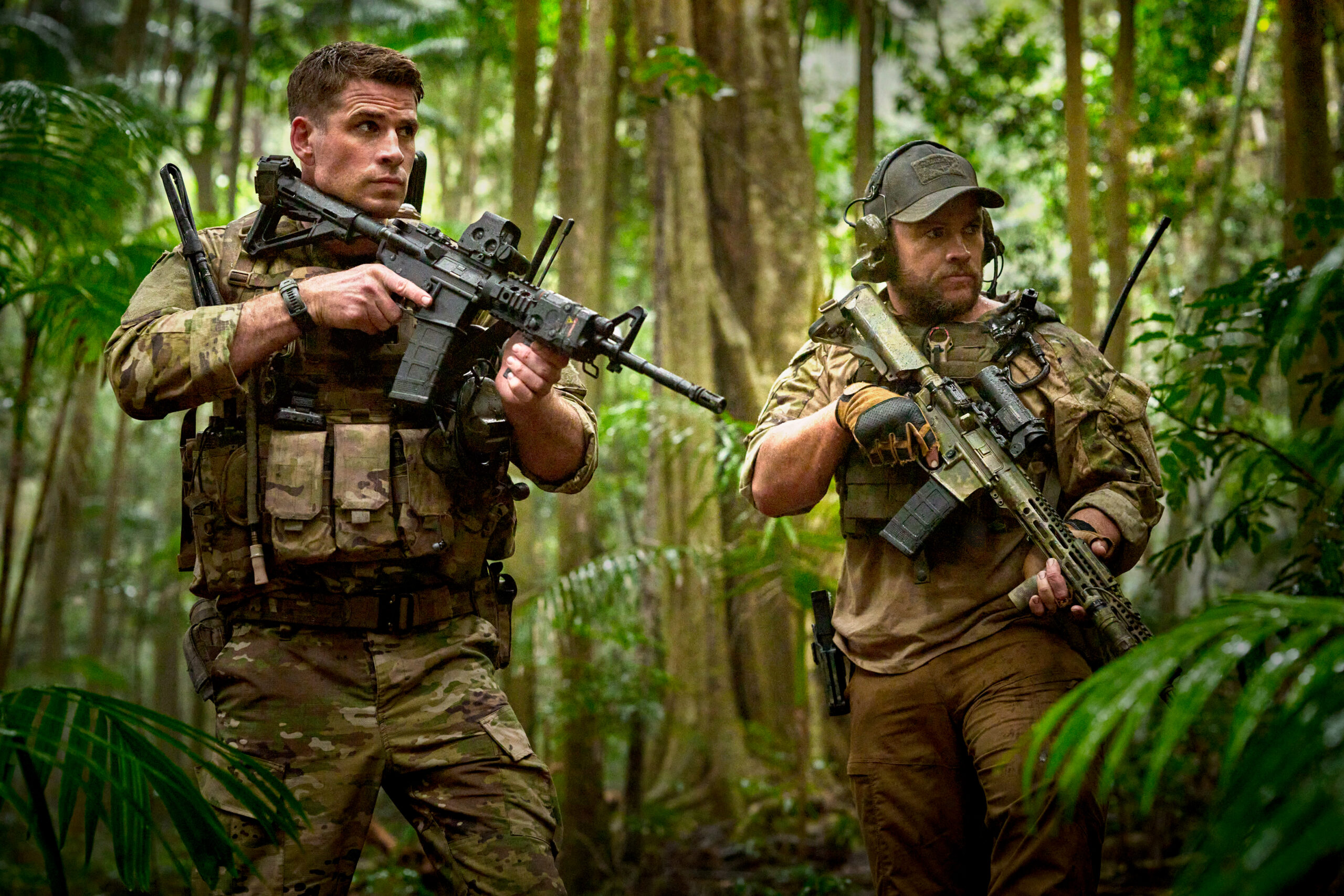 Land of the Bad Trailer Has Russell Crowe with Eyes in the Skies and Liam Hemsworth with Boots on the Ground for Military Operation