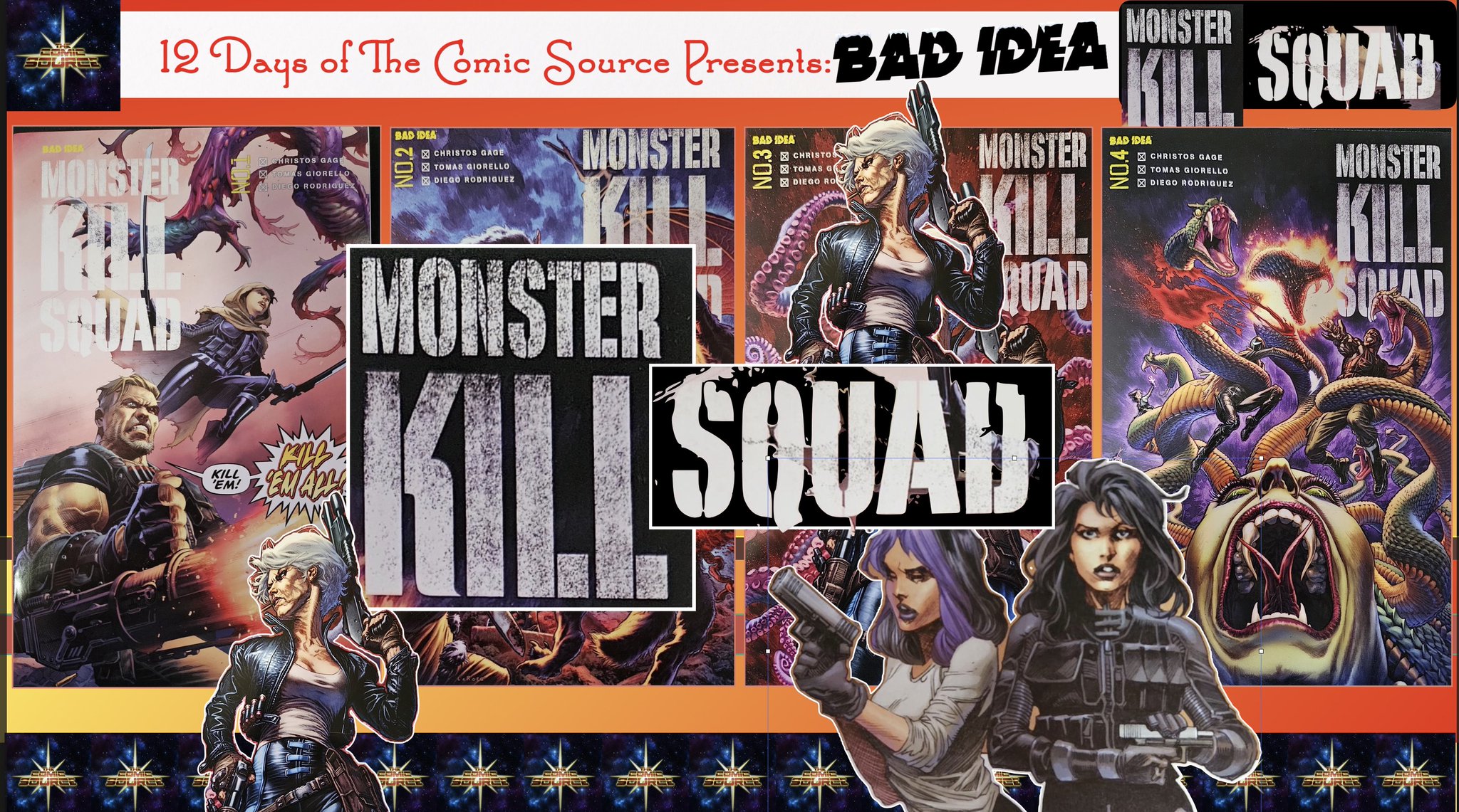 12 Days of The Comic Source Presents: Bad Idea - Monster Kill Squad  Spotlight - LRMonline