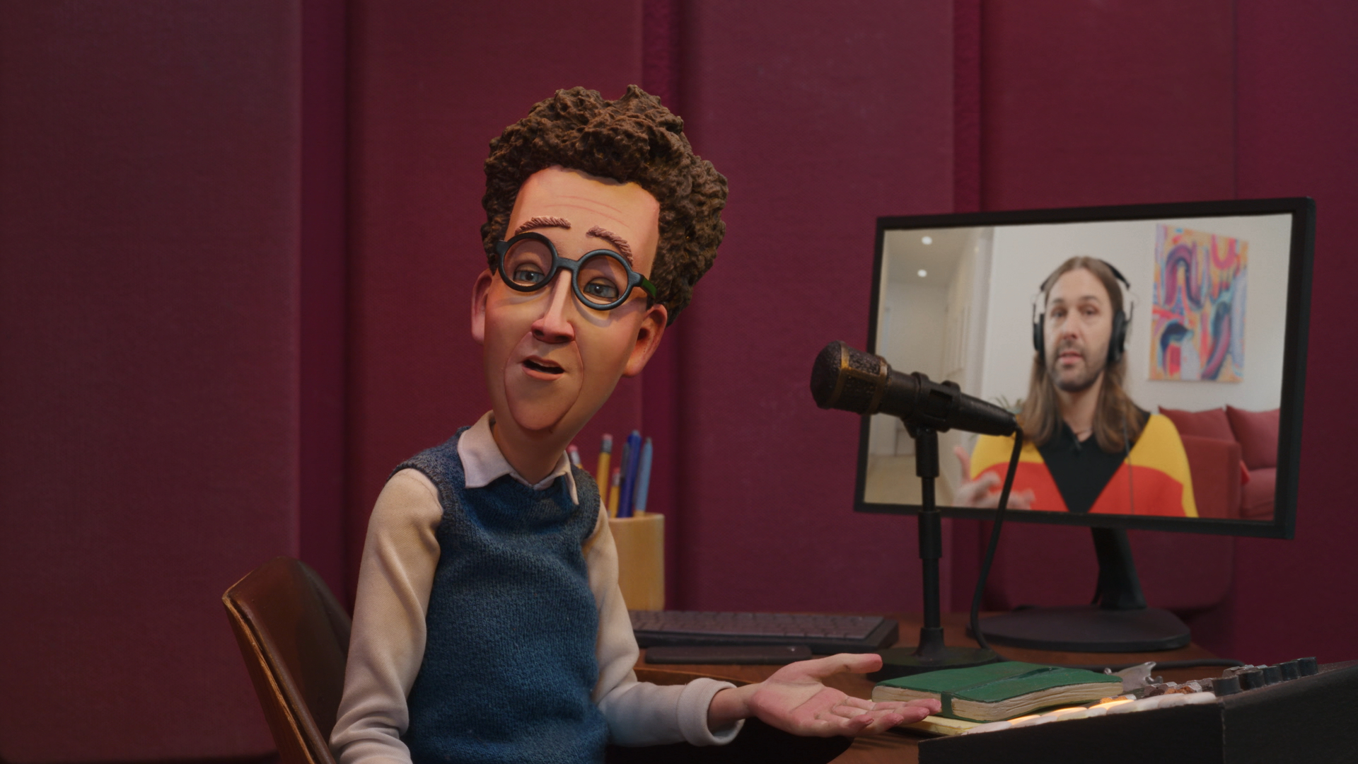 In The Know | Zach Woods and Brandon Gardner on Mixing Stop-Motion Animation with Real Interviews