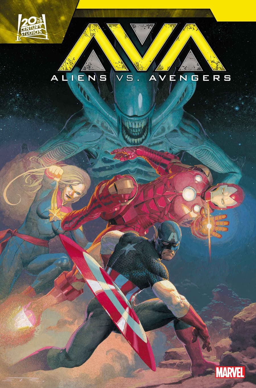 Marvel Comics has announced an Aliens Vs Avengers comic series is coming from writer Jonathan Hickman
