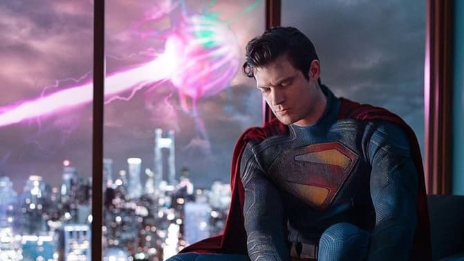 James Gunn has shared the first shot from his Superman movie which sees star David Corenswet suiting up to face... something deadly.