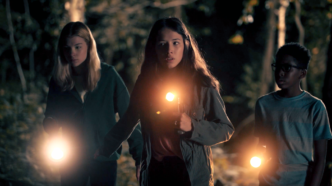 Charity Rose, Sean Jay, and Amelia Salazar in Treasure Trackers