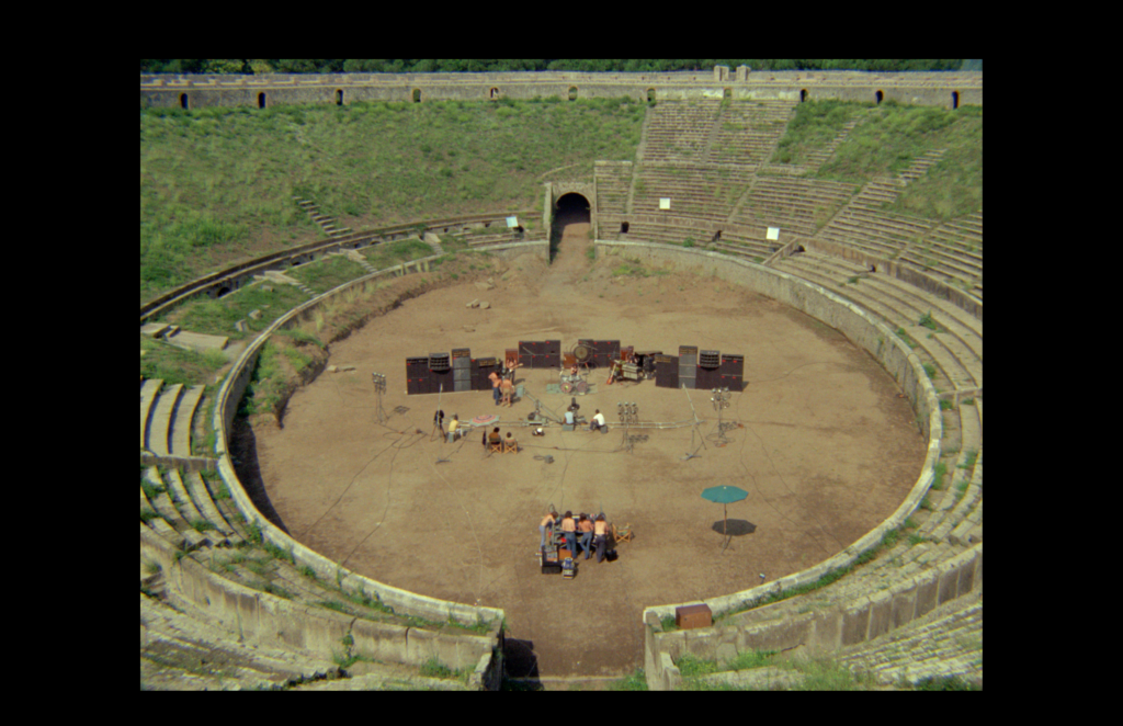 the newly restored 1972 film Pink Floyd At Pompeii - MCMLXXII Releasing In Theaters & IMAX Worldwide April 24