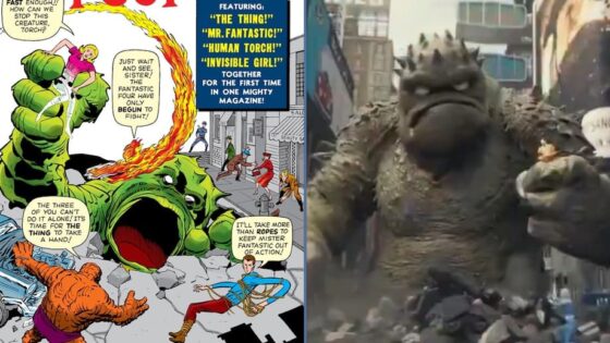 In a nod to the very first comic issue, the new TV spot for The Fantastic Four: First Steps features Giganto, a monster probably working for Mole Man.