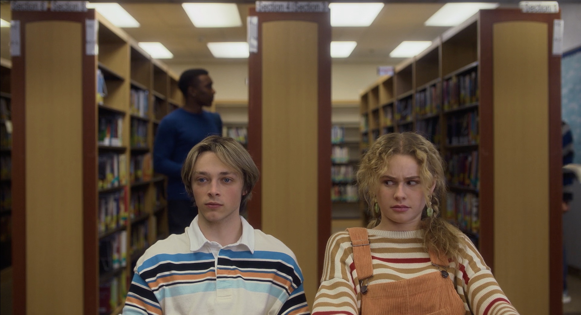 Reid Miller and Ruby Rose Turner in Almost Popular