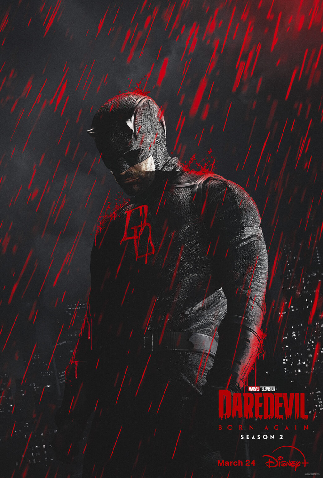 Daredevil: Born Again Season 2 Promo Art Shows Bullseye Costume Plus ...