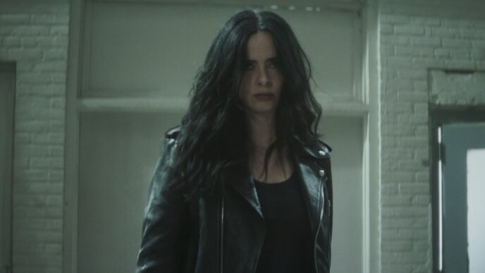 Krysten Ritter opens up on her long awaited return to the MCU as Jessica Jones in Daredevil: Born Again Season 2.