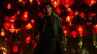 Further to more official images recently we have some new Highlander reboot set images, they show Henry Cavill with Jeremy Irons and more.