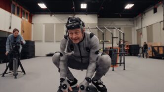 Andy Serkis in The Lord of the Rings The Hunt For Gollum