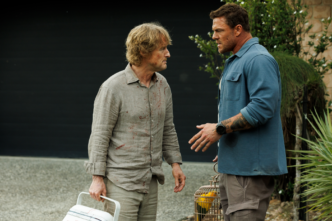 Owen Wilson and Alan Ritchson in Runner