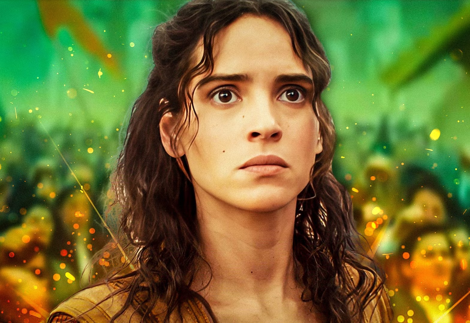 Look, Adria Arjona has done a really good job denying she's Wonder Woman in the DCU, but this may be one interview too many for the star.
